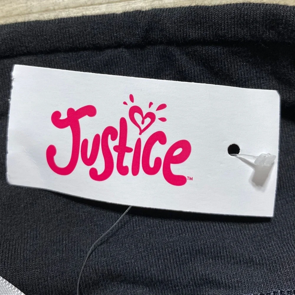 Justice Girls Leggings Full Length‎ Elastic Waistband Size 10 Black